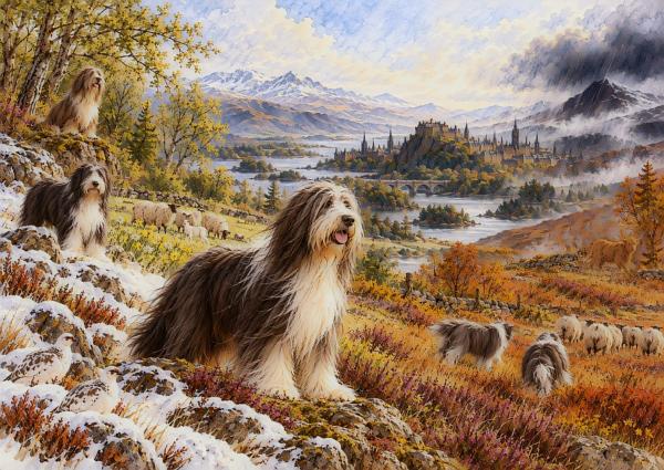 Bearded Collie 2027 - A Sensitive Kind Art Calendar